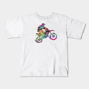 Motocross Dirt Bike Kids T-Shirt